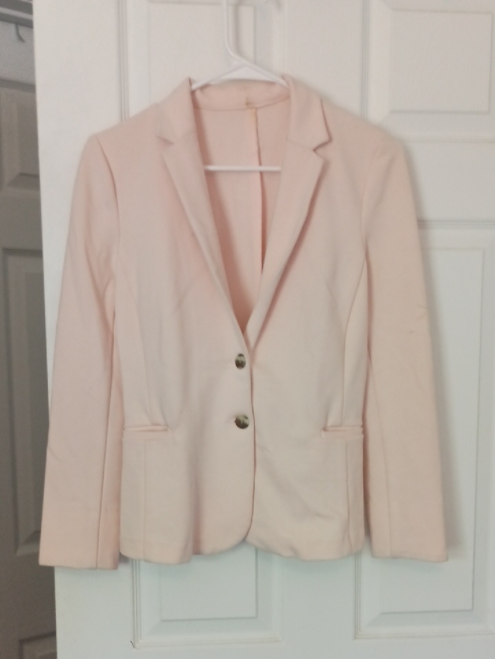 Women's Blush Pink Tailored Blazer